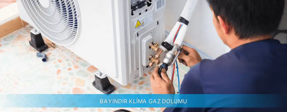 Bayındır İlçemi Midea Klima Gaz Dolumu
